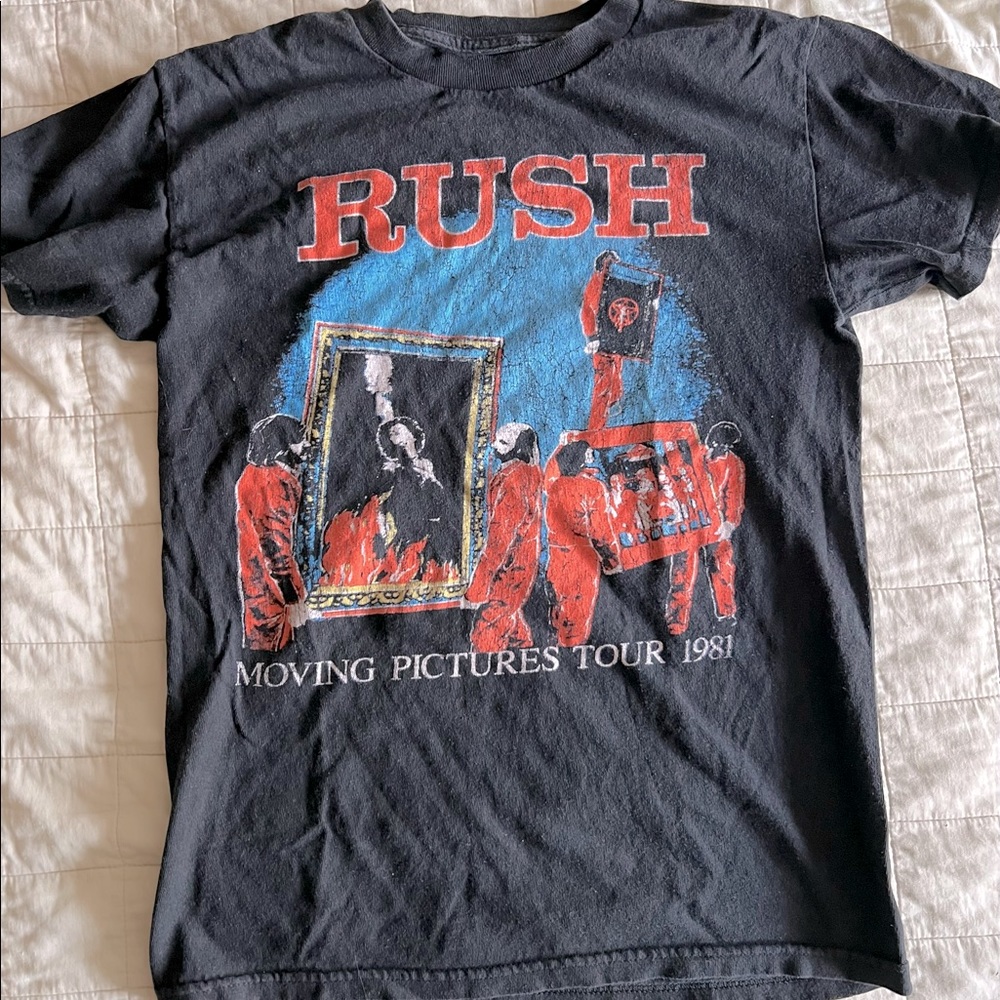 RUSH - Vintage 1981 Moving Pictures “World Tour” t-shirt